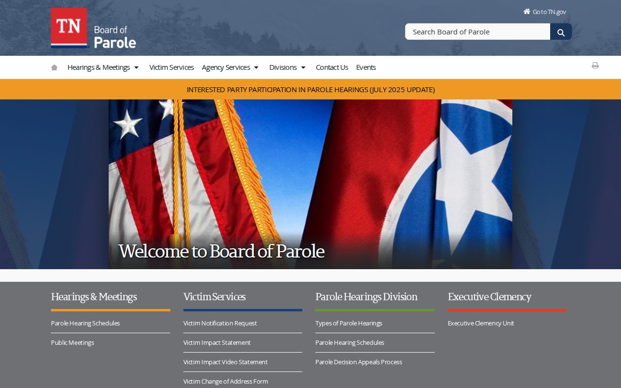Hancock County registry context and Tennessee Board of Parole resources